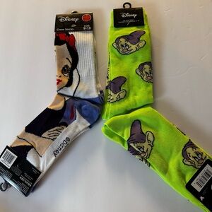 Disney Character Crew Socks Set (Snow White and The 7 Dwarfs)